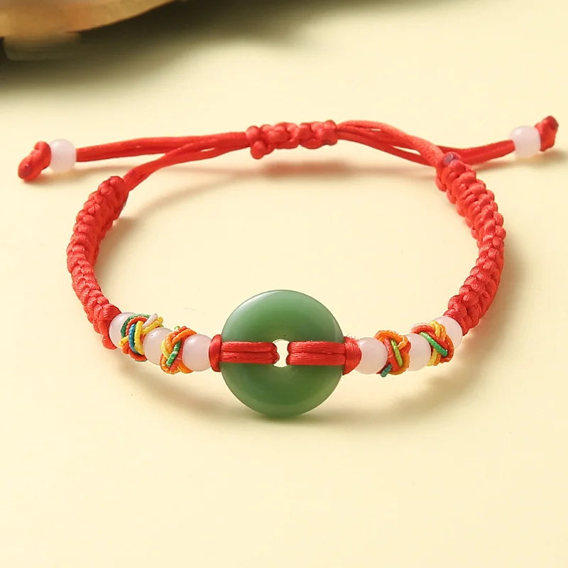 Fashion Peace Buckle Couple Bracelets for Women Men Exquisite Handwoven Adjustable Bracelet Charm Friendship Cuff Jewelry Gifts